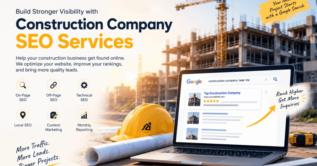 Construction Company SEO Services