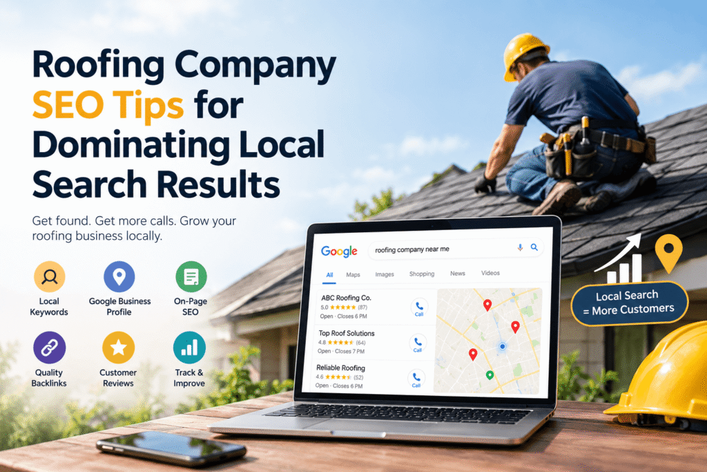 Roofing Company SEO Tips for Dominating Local Search Results