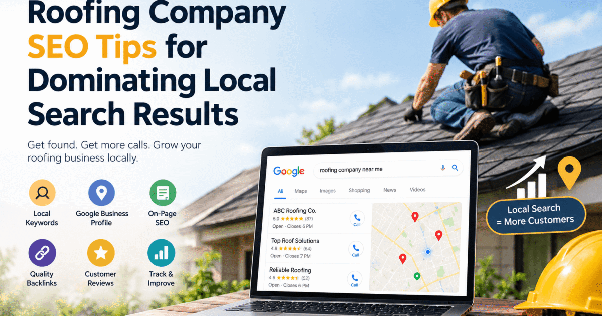 Roofing Company SEO Tips for Dominating Local Search Results