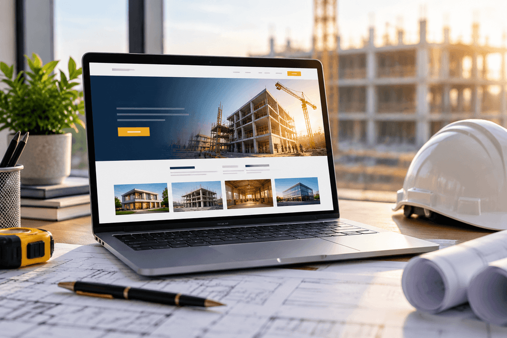 best construction company website design